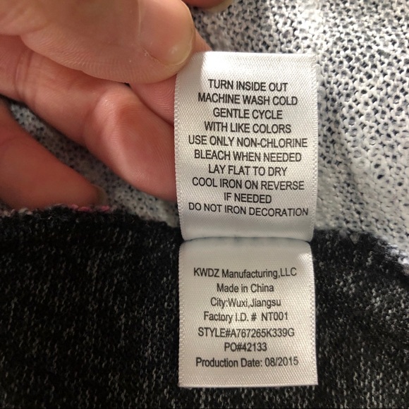 Beautees Kid’s Gauzy 3/4 Sleeve Elephant Tee - Picture 7 of 7